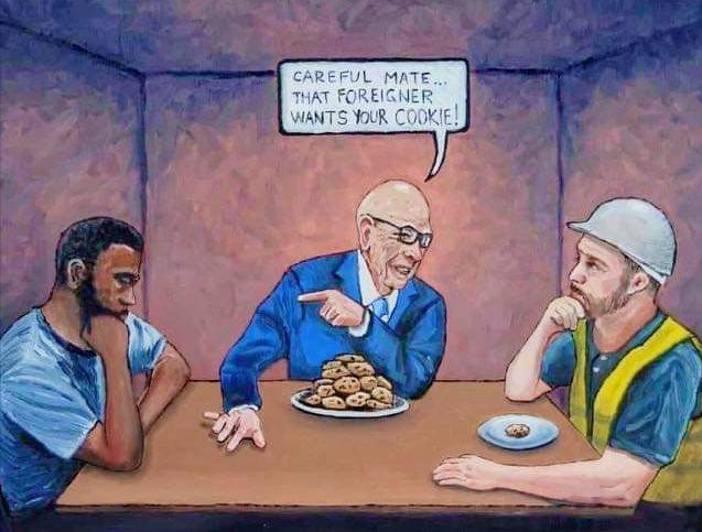 Link Preview: 
‘Careful mate, that foreigner wants your cookie’: The cartoon appeared online five years ago- and it remains apt for current events in England